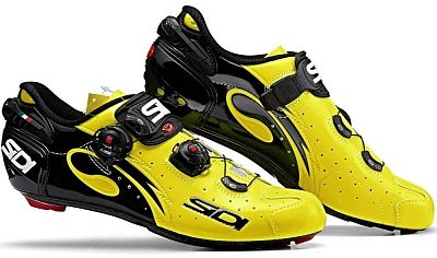Превью  Велоботинки шоссейные SIDI Wire Carbon Жёлтый Fluo/Чёрный Лакированный